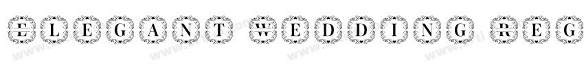 Elegant Wedding Regu字体转换 Elegant Wedding Regu字体转换